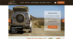 Desktop Screenshot of namibiaholidayarchitects.com